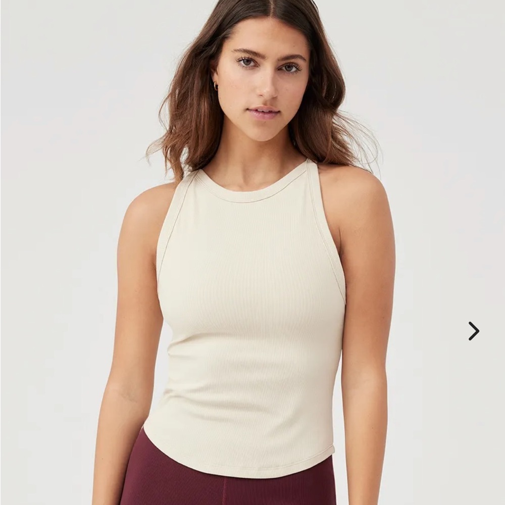 Outdoor voices SuperForm™ Rib High Neck Tank